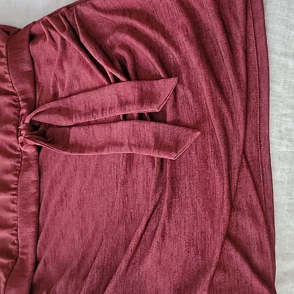 WHBM Metallic Ruby 3/4 Dolan Sleeve Dress - Picture 14 of 16